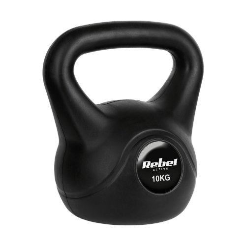 Rebel RBA-2315 Kettlebell Active 10 kg, černý
