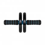 Rebel RBA-3061 Posilovací kolečko s podložkou AB Wheel AB-2, černomodré