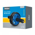 Rebel RBA-3061 Posilovací kolečko s podložkou AB Wheel AB-2, černomodré