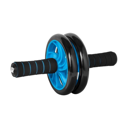 Rebel RBA-3061 Posilovací kolečko s podložkou AB Wheel AB-2, černomodré