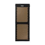 Rebel RBA-6003-GL Akupresurní masážní podložka XXL + polštářek 130 x 50 cm, černozlatá