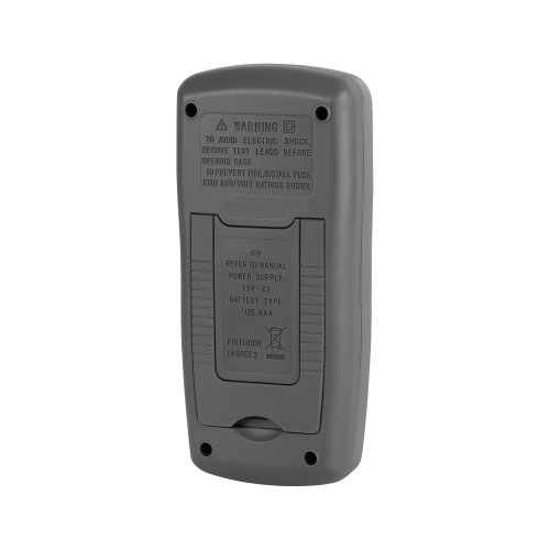 Digitálny vreckový multimeter Rebel MIE-RB-30C, sivý