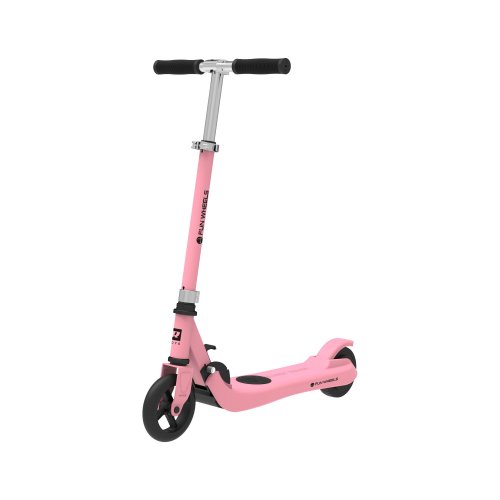 Rebel ZAB0031P Dětská elektrická koloběžka Fun Wheels, 12km/h 50kg, růžová