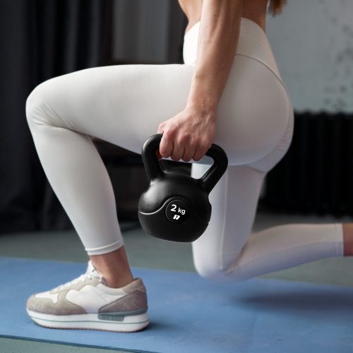 Rebel RBA-2320 Kettlebell Active 20 kg, černý