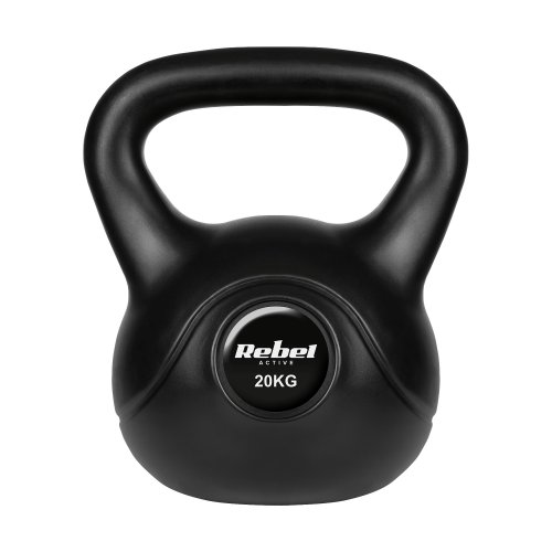 Rebel RBA-2320 Kettlebell Active 20 kg, černý