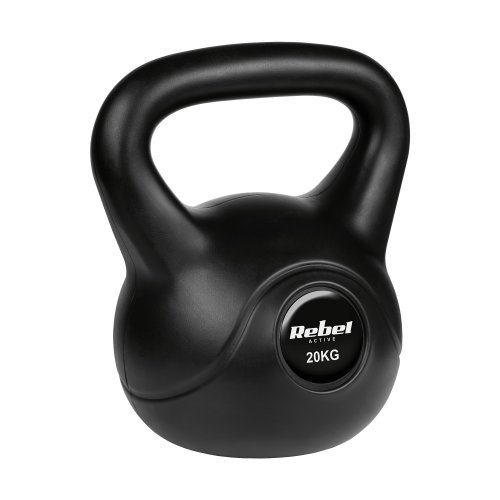 Rebel RBA-2320 Kettlebell Active 20 kg, černý