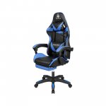 Kruger&Matz KM0790 Herná stolička s podnožkou GX-150, čierna a modrá