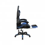 Kruger&Matz KM0790 Herná stolička s podnožkou GX-150, čierna a modrá