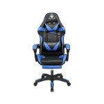 Kruger&Matz KM0790 Herná stolička s podnožkou GX-150, čierna a modrá