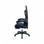 Kruger&Matz KM0790 Herná stolička s podnožkou GX-150, čierna a modrá
