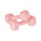 Rebel RBA-2306 Fitness činky jednoručky 2 x 1,5 kg, světle růžové