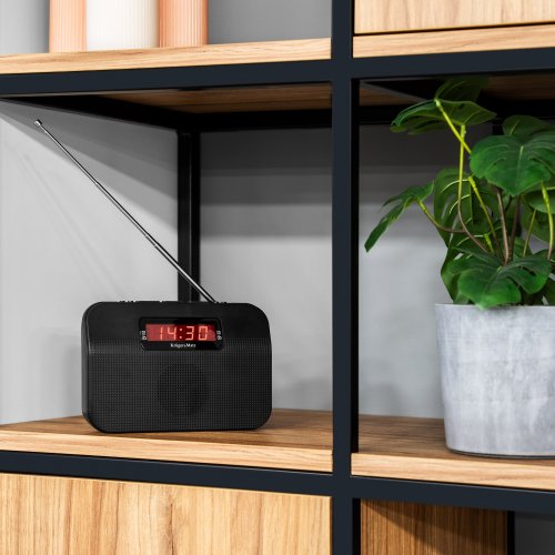 Kruger&Matz KM0825 Přenosné analogové rádio AM/FM, černé