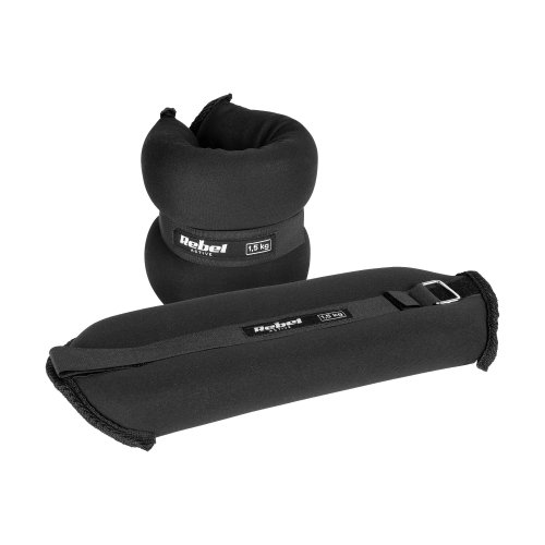 Rebel RBA-3500 Závaží na kotníky a zápěstí 2 x 1,5kg, černé