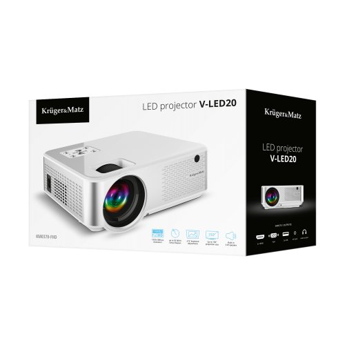 Kruger&Matz KM0370-FHD LED projektor Wi-Fi FullHD, V-LED20