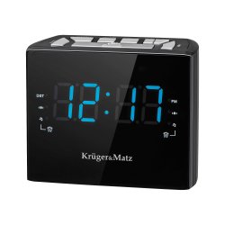 Kruger&Matz KM0821 Radiobudík LED, FM, 2x AAA 1,5 V, černý