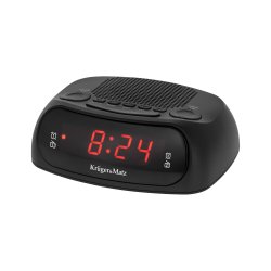Kruger&Matz KM0824 Radiobudík LED, FM, 2x AAA 1,5 V, černý