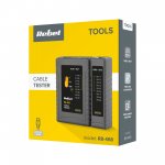 Rebel MIE-RB-468 Tester kabelů RJ11 / RJ45, šedý