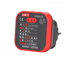 Uni-t MIE0270 Tester elektrických zásuvek UT07A-EU