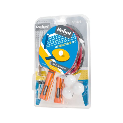 Rebel RBA-4001 Sada na stolní tenis - síťka a pálky s míčky