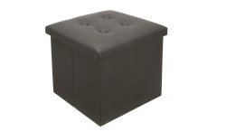 Ruhhy 25780 Taburet s úložným prostorem 38 x 38 cm šedý
