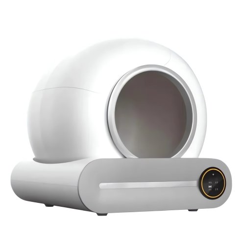 Nuxie 3166 Samočisticí kočičí toaleta s inteligentní smart Wi-Fi, 65 l, bílá