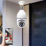 Foxter 3208 Wi-Fi kamera v žárovce s paticí E27 a otočnou hlavou 4MP ULTRA HD