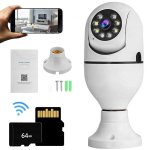 Foxter 3208 Wi-Fi kamera v žárovce s paticí E27 a otočnou hlavou 4MP ULTRA HD