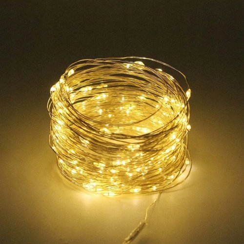 Foxter 2353 Solárna svetelná reťaz 100 LED, 10 m teplá biela