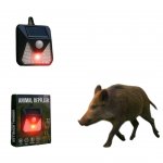 AFF 4481 Solárny odpudzovač zvierat, ultrazvuk, LED lampa, 2v1