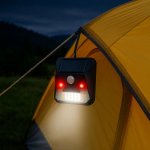 AFF 4481 Solárny odpudzovač zvierat, ultrazvuk, LED lampa, 2v1