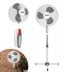Gordon G166 Stojanový ventilátor d.40 cm, 60 W, biely