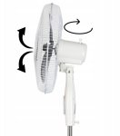 Gordon G166 Stojanový ventilátor d.40 cm, 60 W, biely