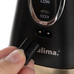 Soulima 25397 Bezdrôtová ústna sprcha - irigátor, 8 nástavcov, 2500 mAh, čierna