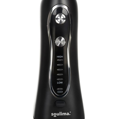 Soulima 25397 Bezdrôtová ústna sprcha - irigátor, 8 nástavcov, 2500 mAh, čierna