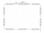 Verk 27515 LED zrkadlový pás USB, stmievateľný, 10 LED diód
