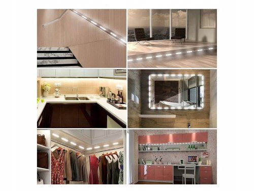 Verk 27515 LED zrkadlový pás USB, stmievateľný, 10 LED diód