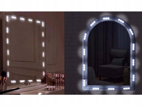 Verk 27515 LED zrkadlový pás USB, stmievateľný, 10 LED diód