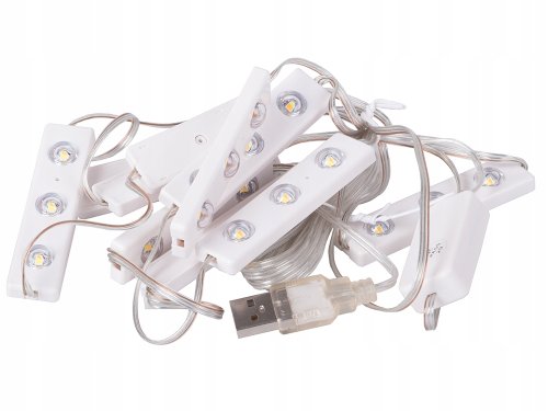 Verk 27515 LED zrkadlový pás USB, stmievateľný, 10 LED diód