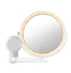 Verk 27520 LED kosmetické zrcátko, otočné 360°, bílé 