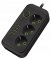 Verk 12381 Prodlužovací kabel s vypínačem 3 zásuvky, 4x USB, 1x UCB-C, 2 m, černý