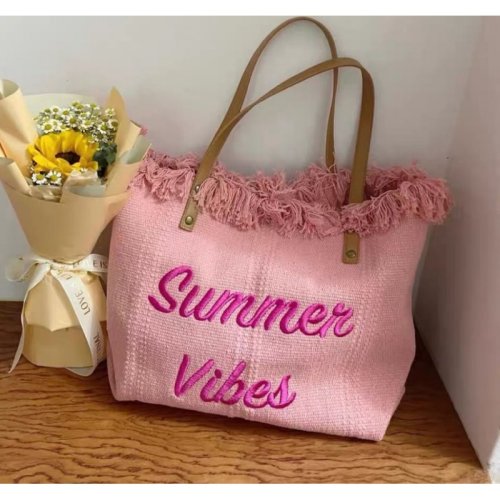 eCa TP11R Dámska plážová taška Sitruluk 50 x 36 x 14 cm, ružová