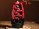 Verk 27420 Keramická aromaterapeutická lampa, červená