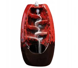 Verk 27420 Keramická aromalampa kouřový vodopád, červená