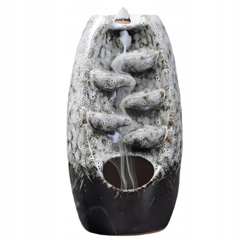 Verk 27420 Keramická aromalampa kouřový vodopád, šedá