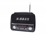 Verk 27543 Přenosné analogové rádio FM/M/SD, USB, AUX, SD, MP3, červené