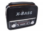 Verk 27543 Přenosné analogové rádio FM/M/SD, USB, AUX, SD, MP3, červené