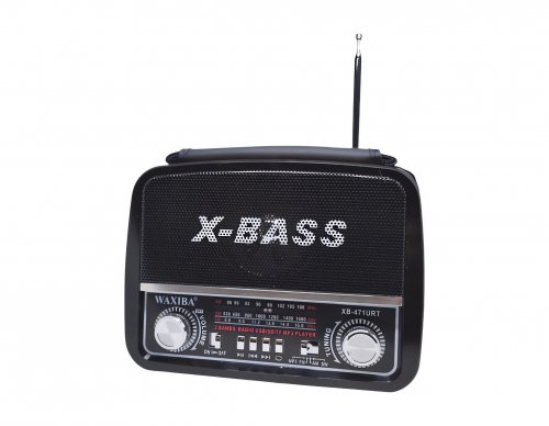 Verk 27543 Přenosné analogové rádio FM/M/SD, USB, AUX, SD, MP3, červené