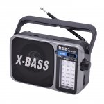 Verk 27544 Prenosné analógové rádio AM/FM/SW, Micro USB, 3,7 V, 1200 mAh, čierna