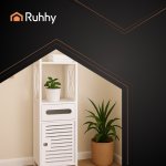 Ruhhy 25763 Koupelnová skříňka 80 x 20 x 21 cm, bílá