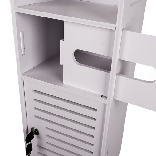 Ruhhy 25763 Koupelnová skříňka 80 x 20 x 21 cm, bílá